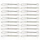 thumbnail image 1 of WHAMVOX 20Ud Clips De Enhebrado Plata Herramienta Compacta Para Y Trabajo Con Cuerda, 1 of 8