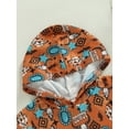 thumbnail image 5 of Genuiskids Baby Boy Girl Hoodie Sweatshirt Romper Cow Print Long Sleeve Oversized Bodysuit Tops Western Cowboy Infant Summer Outfit 0-18M, 5 of 7