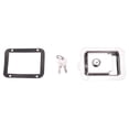 thumbnail image 2 of 3X Paddle Slam Latch with Lock & Key Travel Trailer Lock Stainless Steel RV Door Latch Flush Mount Handle Latch, 2 of 7