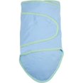 thumbnail image 1 of Miracle Blanket 16093 Blue With Green Trim Baby Swaddle Blanket, 1 of 5