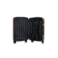 thumbnail image 3 of TUCCI Italy AVENZA Ensemble de Valises Rigides à Roulettes Pivotantes 3 Pcs 20 Pouces/24 Pouces/28 Pouces, Extensible, Durable avec Protection contre les Impacts, Unisexe - Or, 3 of 8