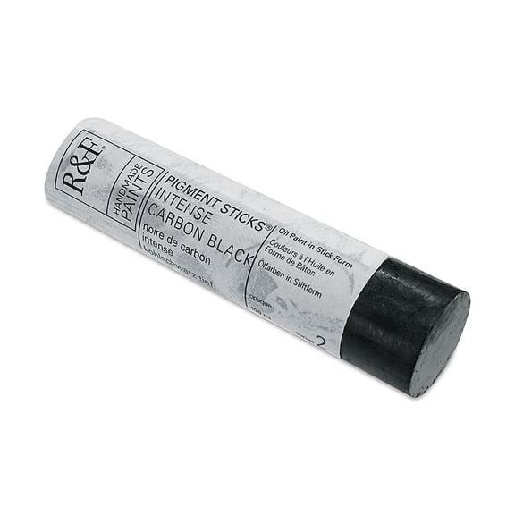 R&F Handmade Paints Pigment Stick, 100ml, Intense Carbon Black