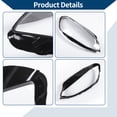 thumbnail image 4 of Cubierta de Lente de Faro Unique Bargains Cubierta de Lente de Faro Lente Clara No.5GM941006 para VW Golf 7 2014-2017 Negro, Claro PC 1 Pc Frontal Derecho, 4 of 6