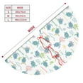 thumbnail image 3 of Sikiie Sea Turtle 30-48 inches {designName} Print Christmas Tree Skirt Snowman Xmas Tree Skirt with Edge Christmas Decorations for Holiday Party36", 3 of 7