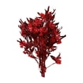 thumbnail image 4 of Ramo de flores secas Arreglos florales secos Decoración del hogar Ramo de tallos de plantas Rojo, 4 of 9