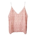 thumbnail image 4 of Sequin Beaded Camisole Slim Fit Layering Tank Top Cropped Sleeveless Shirt,Pink,S, 4 of 5