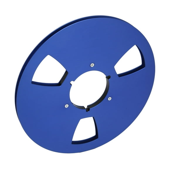 Bobine de Ruban Vide de 1/4 10,5 Pouces pour, Trous de Pare-Brise à 3 Trous en Alliage d'Aluminium, Bobine de Son Bobine Vide Accessoire pour Enregistreur à Ruban