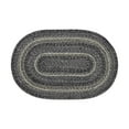 thumbnail image 5 of VHC Brands Sawyer Mill Black White Jute Rug Oval w/Pad 20x30, 5 of 7