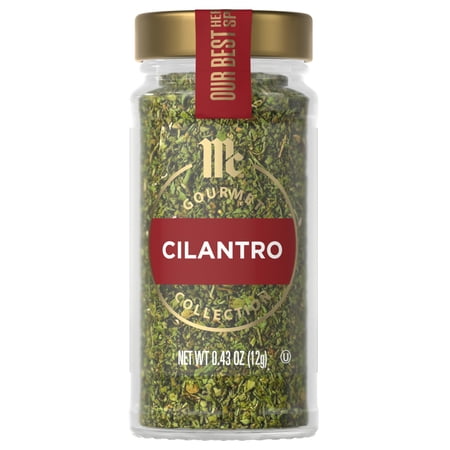 McCormick Gourmet Kosher All Natural Cilantro, 0.43 oz Bottle