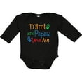 thumbnail image 3 of Inktastic Mimi and Papaw Love Me Boys or Girls Long Sleeve Baby Bodysuit, 3 of 5