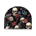 thumbnail image 2 of JSTEL Vintage Skull Flowers Napkin Holder for Table Cocktail Farmhouse, Paper Napkins Dispenser for Home Kitchen Coffee Shop Dining Room Decor, 2 of 9