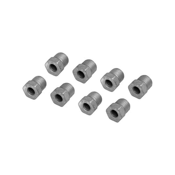 4LifetimeLines - Steel Tube Nuts - 1/4" Line - SAE 1/2" X 20 thread - Inverted Flare - (10 Pack)