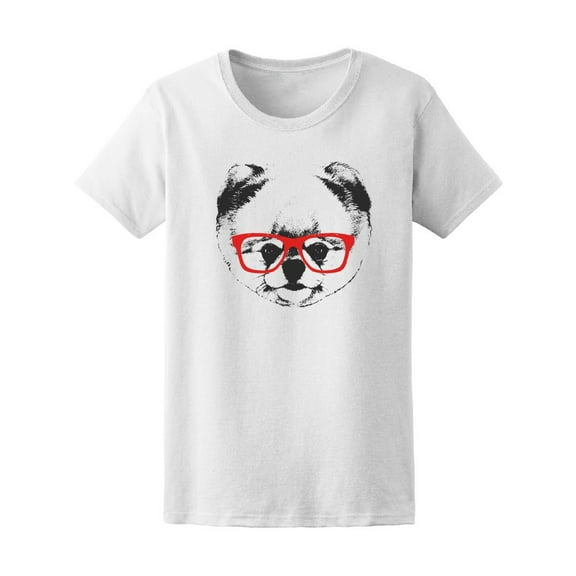 Cute Fluffy Hipster Pomeranian Tee Women's -Image by Shutterstock