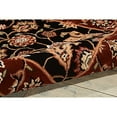 thumbnail image 4 of Nourison Nourison 2000 90" x 114" Oval Wool Indoor Rug in Black Persian, 4 of 6