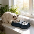thumbnail image 6 of Eoozwa Stainless Steel Pet Bowl Automatic Water Dispenser 2 In 1 Food and Water Gravity Feeder for Small Medium Dog Cat Easy Clean Non Skid, 6 of 6