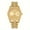 Golden Strap Golden Dial, variant on Fashion Round Rhinestone Quartz Watches Zinc Alloy Strap Zinc Alloy Pointer Zinc Alloy Dial