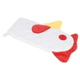 thumbnail image 4 of LEFU Funny Rooster Oven Mitts Heat Resistant Kitchen Gloves, Cute Rooster Design Pot Holders, Red White Yellow Linen Cooking Mitts for Baking and Cooking, Set of 1, 4 of 10
