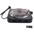 thumbnail image 2 of Estufa EléCtrica de un Solo Quemador, Compacta y PortáTil, Placa Calefactora de Temperatura Ajustable, 1500 W, Enchufe Europeo Negro y Acero Inoxidable, 2 of 5