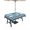 Blue Anchor, variant on Outdoor Tablecloths with Umbrella Hole & Zipper, Blue Beige Anchor Tablecloth Rectangle 60x84 Inch, Nautical Summer Beach Coastal Ocean Waterproof Table Cloth, Patio/Pool/Picnic Table Covers