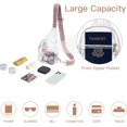 thumbnail image 2 of Clear Bag for Stadium Events TPU Fanny Pack Crossbody Bag Purses for Women Transparent Waist Bag Clear Black, 2 of 5