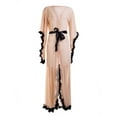 thumbnail image 2 of Tulle Robe Long Lingerie Bridal Dressing Gown Puffy Nightgown Photoshoot, 2 of 3