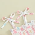 thumbnail image 3 of Bagilaanoe Toddler Baby Girl Easter Dress Rabbit Sleeveless A-line Dresses 6M 9M 12M 18M 24M 3T Kids Casual Swing Sundress, 3 of 5