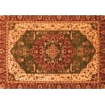 thumbnail image 1 of Ahgly Company Indoor Rectangle Abstract Orange Modern Area Rugs, 7' x 10', 1 of 4