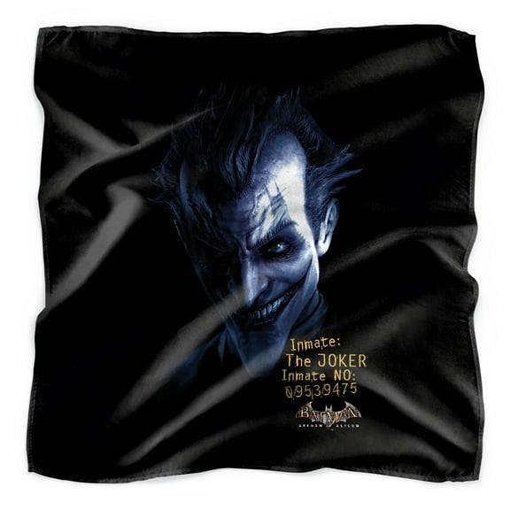 Batman: Arkham Asylum Joker Bandana (21 in x 21 in)