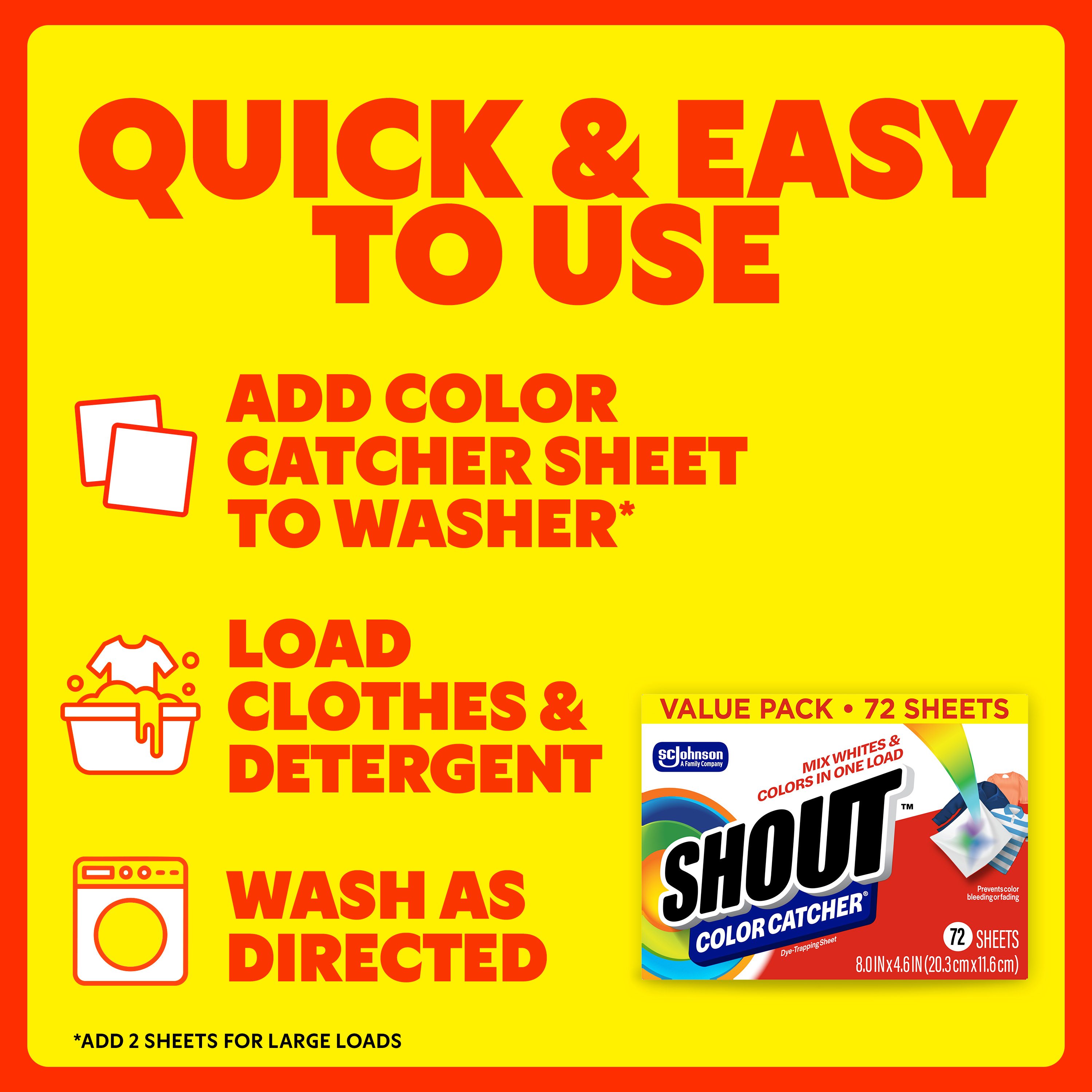 Shout Color Catcher Dye-Trapping Sheets photo 6