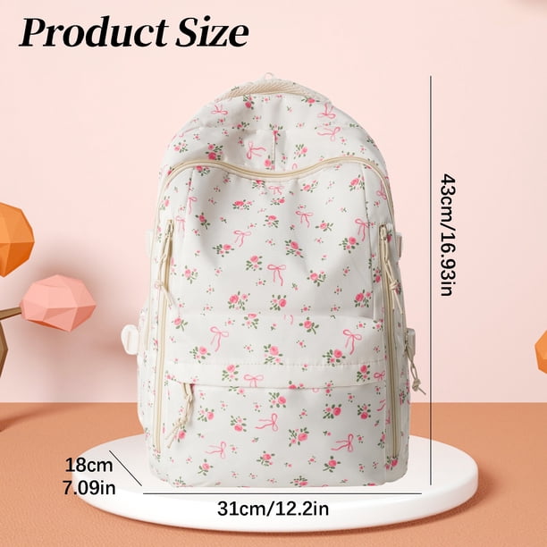backpack travel light cute Girls School - Pastel Waterproof Lightweight Kids Bookbag This school backpack is made of water Beautiful Nice Bookbag Travel Backpack
