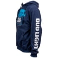 thumbnail image 2 of Bud Light 808268-small Bud Light Bottle Label Hoodie, Navy Blue - Small, 2 of 3