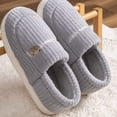 thumbnail image 1 of Pantuflas de peluche de oso para mujer, cálidas y suaves, antideslizantes, para interiores y dormitorio., 1 of 5