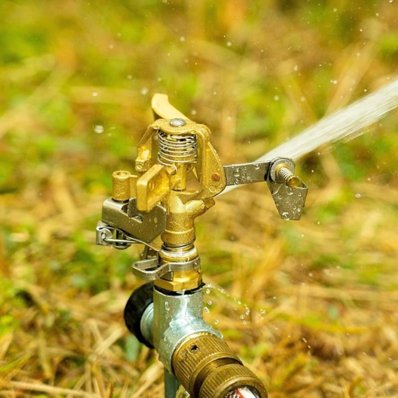 ANXPTIME Heavy Duty Zinc Alloy Oscillating Sprinkler Nozzle Perfect For Large Lawns