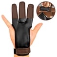 thumbnail image 3 of Sonducket Guante de tiro individual para al aire libre, Camping, senderismo, Protector de punta de dedo de mano, protector de cazadores profesional XL 9-10 cm Sonducket OD028232-03, 3 of 6