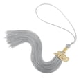 thumbnail image 3 of Hilo de poliéster de 40 cm, cordón de honor de graduación de secundaria 2020 con borla gris, 3 of 8
