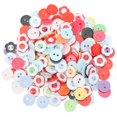 thumbnail image 3 of Boutons de Couture, 200 Pcs Couleurs Mélangées Boutons de Boucle en Résine pour Artisanat Couture Ultra Réactifs, 3 of 8