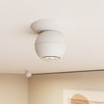 thumbnail image 3 of Sonneman 7509.98 Hemisphere 4" Wide Led Flush Mount Globe Ceiling Fixture - White, 3 of 7