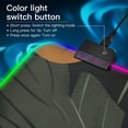 thumbnail image 2 of Tropical Plants RGB Gaming Mouse Pad Large Keyboard Mat Rubber Base 13 Light Modes, 2 of 6
