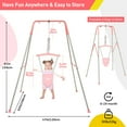 thumbnail image 7 of FUNLIO Baby Jumper with Stand - Pink, 7 of 7