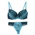 thumbnail image 2 of Conjunto de sujetadores para mujer, lencería Sexy de talla grande, encaje bordado, ropa interior de copa BCDE 2022, 34/75, 36/80, 38/85, 40/90, 42/95, 2 of 4