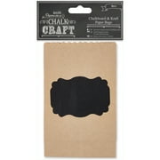 Chalk Craft Chalkboard & Kraft Paper Bags 6/Pkg- , Pk 3, Papermania