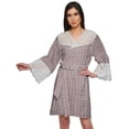 thumbnail image 1 of Moomaya Peignoir Court en Coton Imprimé Léger pour Femmes, 1 of 6