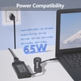 thumbnail image 2 of New Slim 65W 45W USB C Laptop Charger for HP Chromebook, Spectre Envy X360, Elitebook, Pavilion, OmniBook 5 X, Probook, Stream Travel Type C AC Adapter Power Cord, 2 of 7