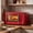 Red, variant on 0.7Cu.ft Retro Small Microwave Oven, 700W Compact Countertop Microwave with 5 Power Levels, Auto Cooking Menus, Glass Turntable, Lock & Glass Turntable for Apartment, Dorm (Red)