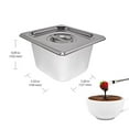 thumbnail image 3 of Chocolate Fondue Machine with Manual Control | Stainless steel Professional Small Chocolate Tempering Machine for Home and Commercial Use, 3 of 37