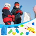 thumbnail image 1 of 10 UNIDS Snow Snowball Maker Clip Maker Animal Shaped Castle Snow Sand Mold Tool Winter Snow Toys Kit Wmkox8yii shdjk6557, 1 of 1