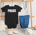 thumbnail image 3 of Police Officer Law Enforcement Cop Romper Boys or Girls Infant Baby Brisco Brands 18M, 3 of 6