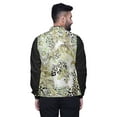 thumbnail image 2 of Atasi Animal Skin Casual Jacket For Men Printed Nehru Jacket Mens Wedding Indian Waistcoat Mandarin Blazer-Small, 2 of 6
