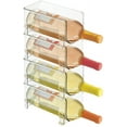 thumbnail image 1 of Jinsinto Bottle Rack (Set of 4) - Plastic Stackable Wine Rack for 1 Bottle of Wine or Other Drink - Clear, 1 of 5