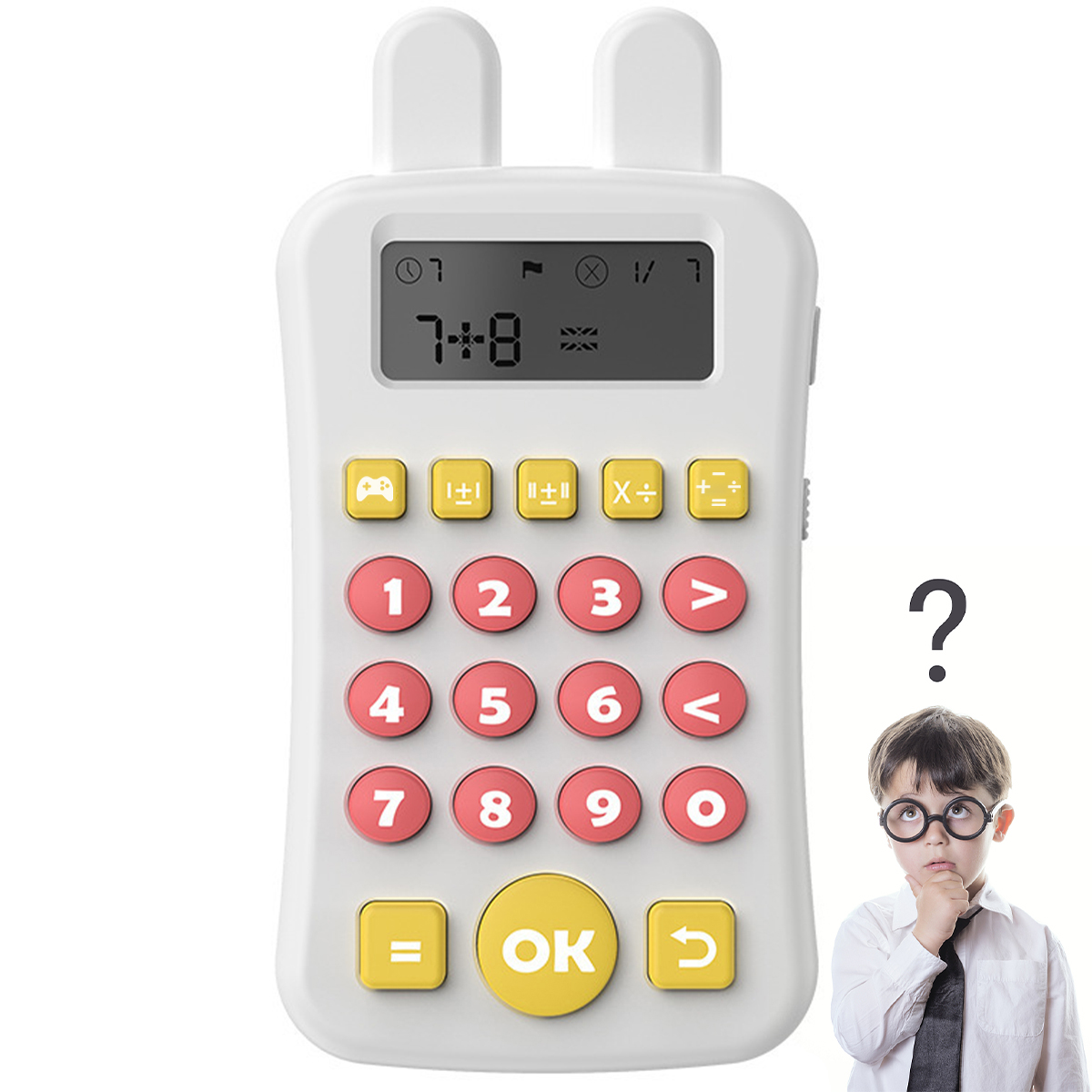 Montessori Maths Teaching Calculator Toy Kids Electric Calculator Early